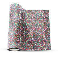 Load image into Gallery viewer, Q15-1 Floral  Heat Transfer Vinyl Film Roll 20&quot;x164FT
