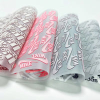 Load image into Gallery viewer, High quality custom 3d silicone heat transfer printing garment for clothing label logo
