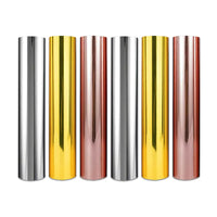 Load image into Gallery viewer, Self Adhesive Colored Vinyl for Cutting Plotter self adhesivo vinilo gold metallic sticker vinyl paper roll
