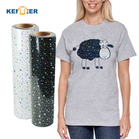 Load image into Gallery viewer, Stars Thermo Heat Transfer Vinyl Iron-on Textile HTV Craft Film Garment Clothing for T-Shirt Decoration
