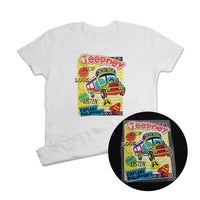 Load image into Gallery viewer, Custom fabric iron on plastisol heat transfer screen print label for t-shirt washable
