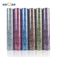 Load image into Gallery viewer, Customized new designer htv iron on cutting plotter clothes color floral pattern vinyl heat transfer vinyl film rolls
