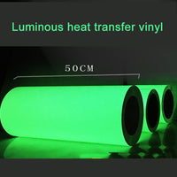 Load image into Gallery viewer, Free sample colour heat transfer glow in the dark htv vinyl for tshirts
