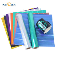 Load image into Gallery viewer, Holographic Spectrum Self Adhesive Vinyl Sticker Roll Sheets Film patterned vinyl sheets for cricut
