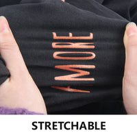 Load image into Gallery viewer, Custom designer iron on glitter heat press transfer stickers for screen printing clothes
