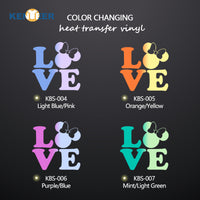 Load image into Gallery viewer, Free sample photochromic uv color solar changing activated heat transfer vinyl vinilo pu light sensitive vinil
