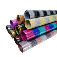 Load image into Gallery viewer, Wholesale glitter rainbow change color heat transfer vinyl for cricut
