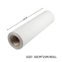 Load image into Gallery viewer, High Quality Eco Solvent PU Printable HTV Heat Transfer Vinyl Film Textile Vinyl Transfer Film for T Shirts Clothing
