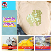 Load image into Gallery viewer, Easy Weed Mesh Vent Hole Pu Iron on Heat Transfer Vinyl HTV Vinyl Roll for Clothing Printing Logo
