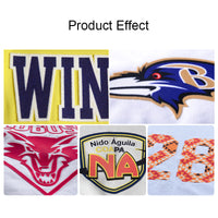 Load image into Gallery viewer, Custom 3d logo flocking  print heat transfer stickers for high temperature heat transfers
