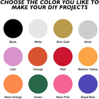 Load image into Gallery viewer, Kenteer Heat Transfer Vinyl Bundle HTV Iron on Heat Transfer Vinyl Rolls (12 Roll)
