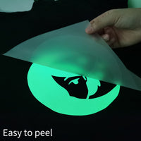 Load image into Gallery viewer, Free sample colour heat transfer glow in the dark htv vinyl for tshirts
