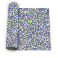 Load image into Gallery viewer, Free samples supplier press rolls vinil textil htv film glitter heat transfer vinyl for clothes logo
