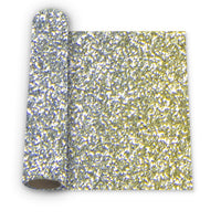 Load image into Gallery viewer, Wholesale glitter rainbow change color heat transfer vinyl for cricut
