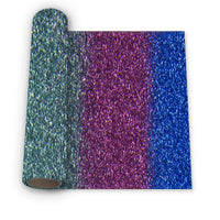 Load image into Gallery viewer, Wholesale high quality multiple colors rainbow glitter htv rolls heat transfer vinyl for clothing design
